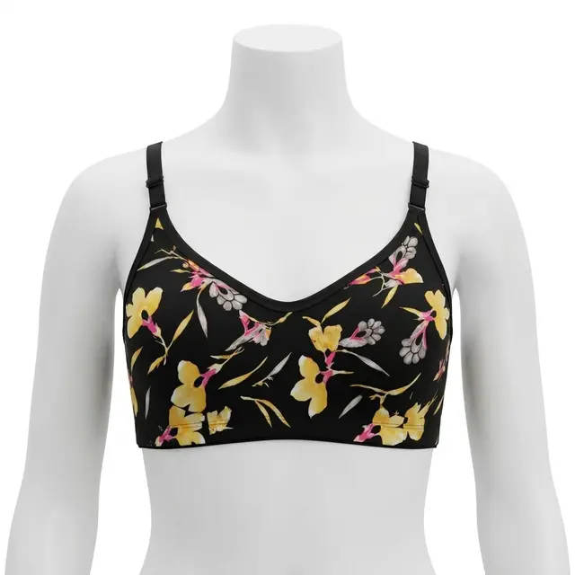 Pack of 4 Non-Padded Cotton Jersey Premium Bra