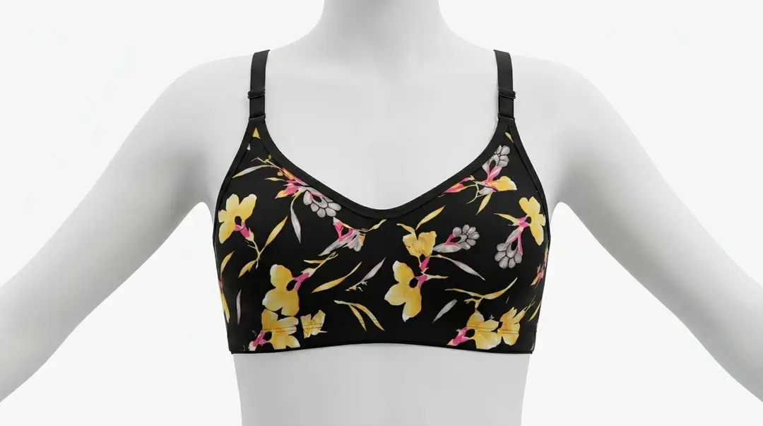 Pack of 4 Non-Padded Cotton Jersey Premium Bra