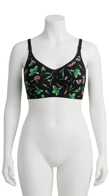 Pack of 4 Non-Padded Cotton Jersey Premium Bra