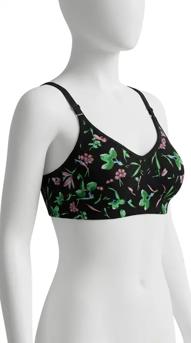 Pack of 4 Non-Padded Cotton Jersey Premium Bra
