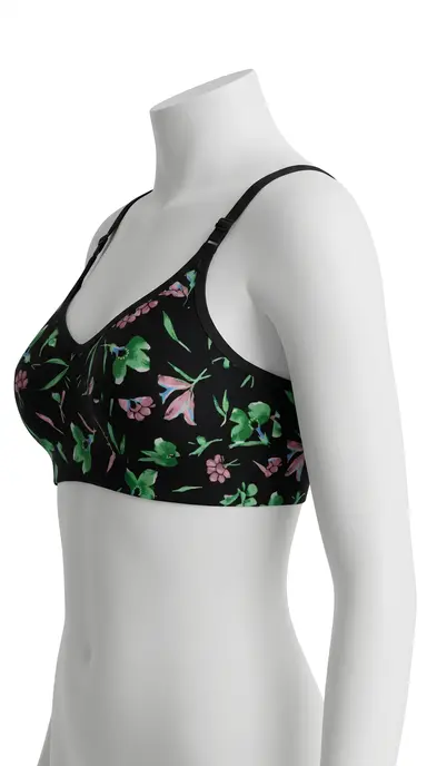 Pack of 4 Non-Padded Cotton Jersey Premium Bra