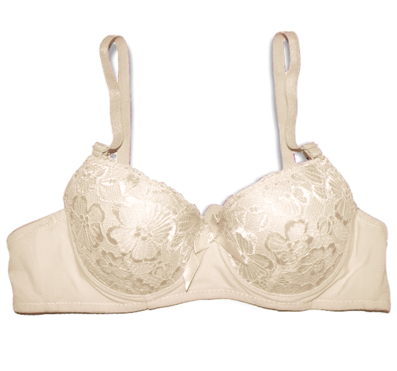 Front Cup Flower Fabric Style Padded Bra