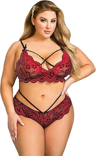 Fancy Net Type Bra Panty Set