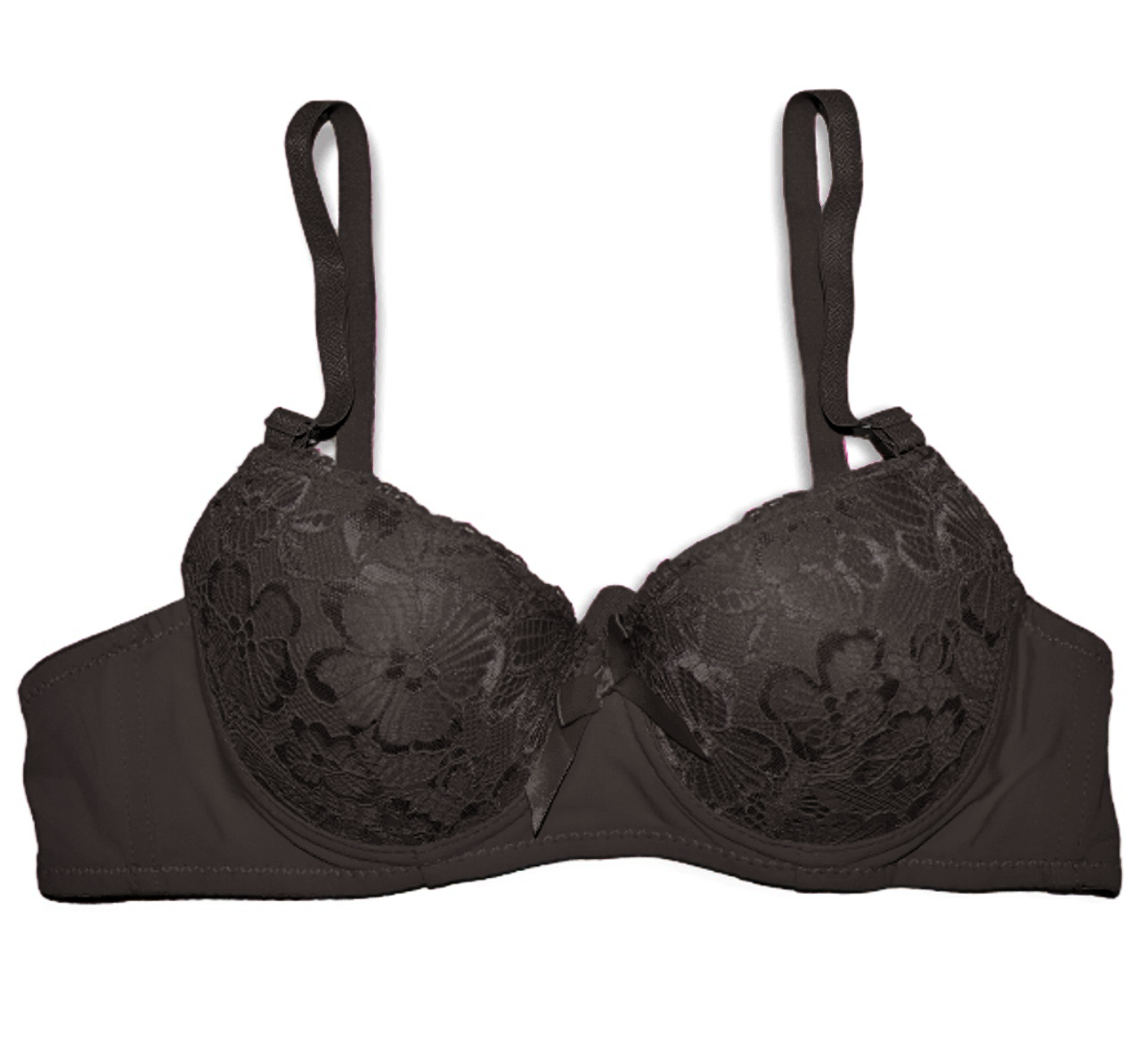 Front Cup Flower Fabric Style Padded Bra