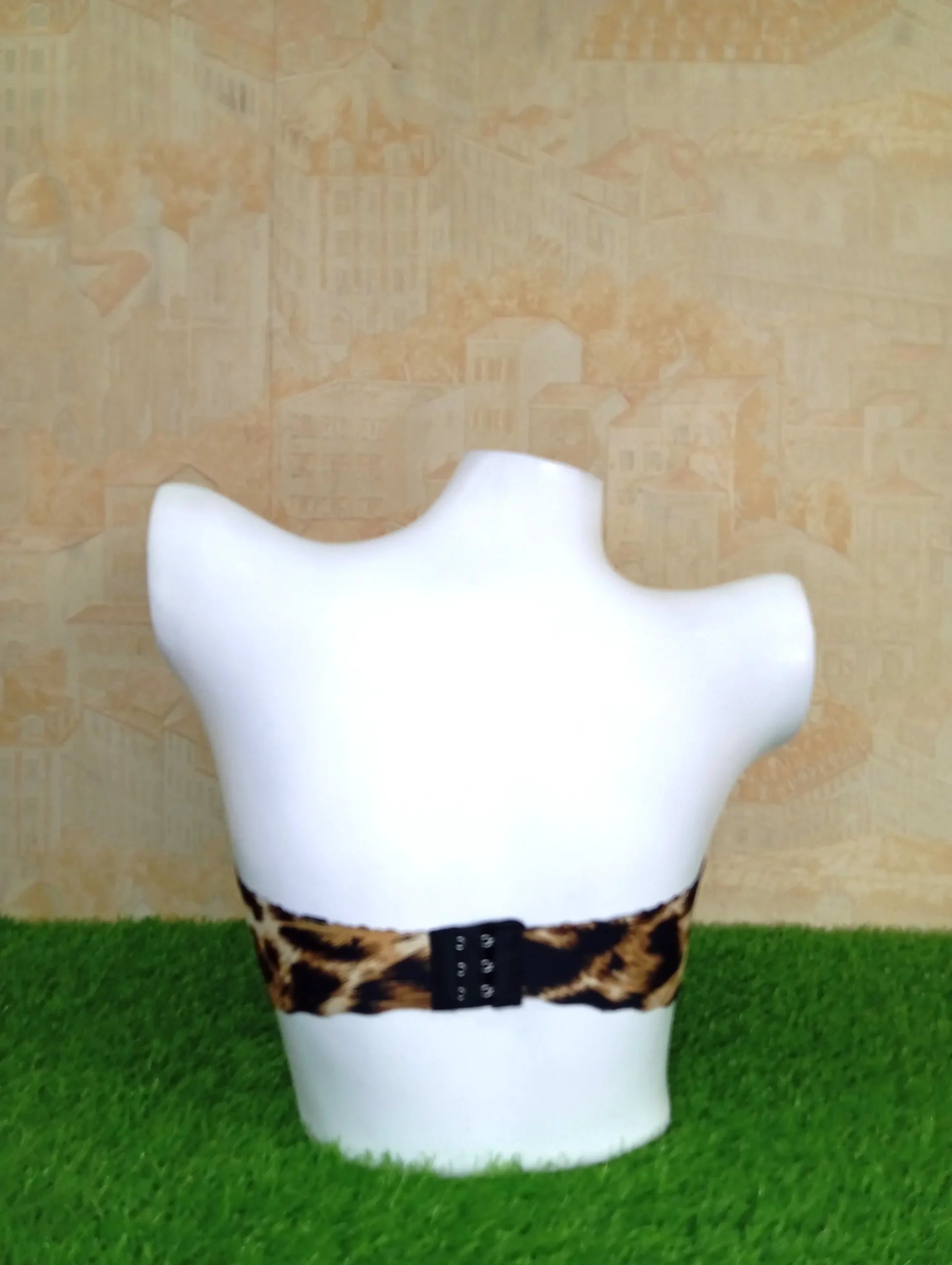 Cheetah Printed Pushup Removable Straps Bra
