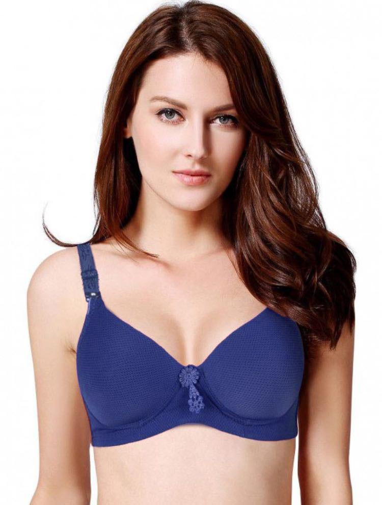 Plain Mid Ribbon Bra