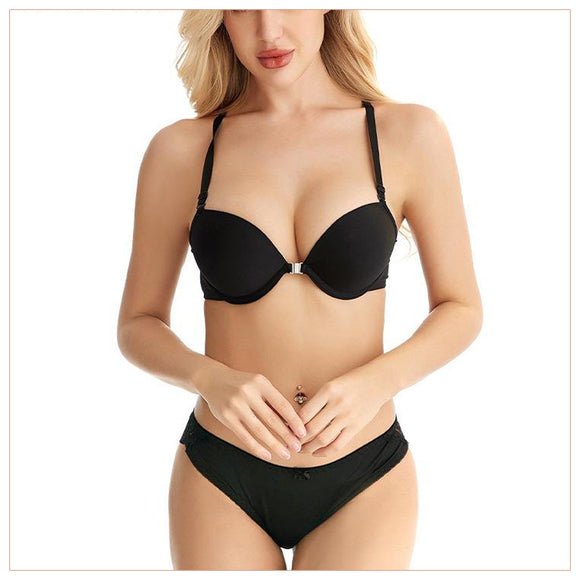 Back Butterfly Bra panty Set