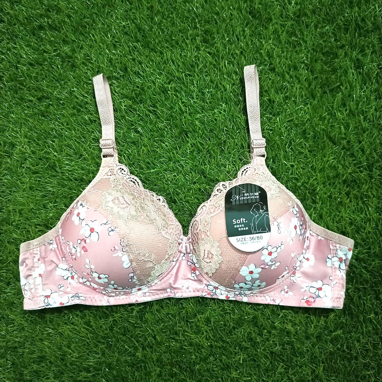 Flower Padded Bra
