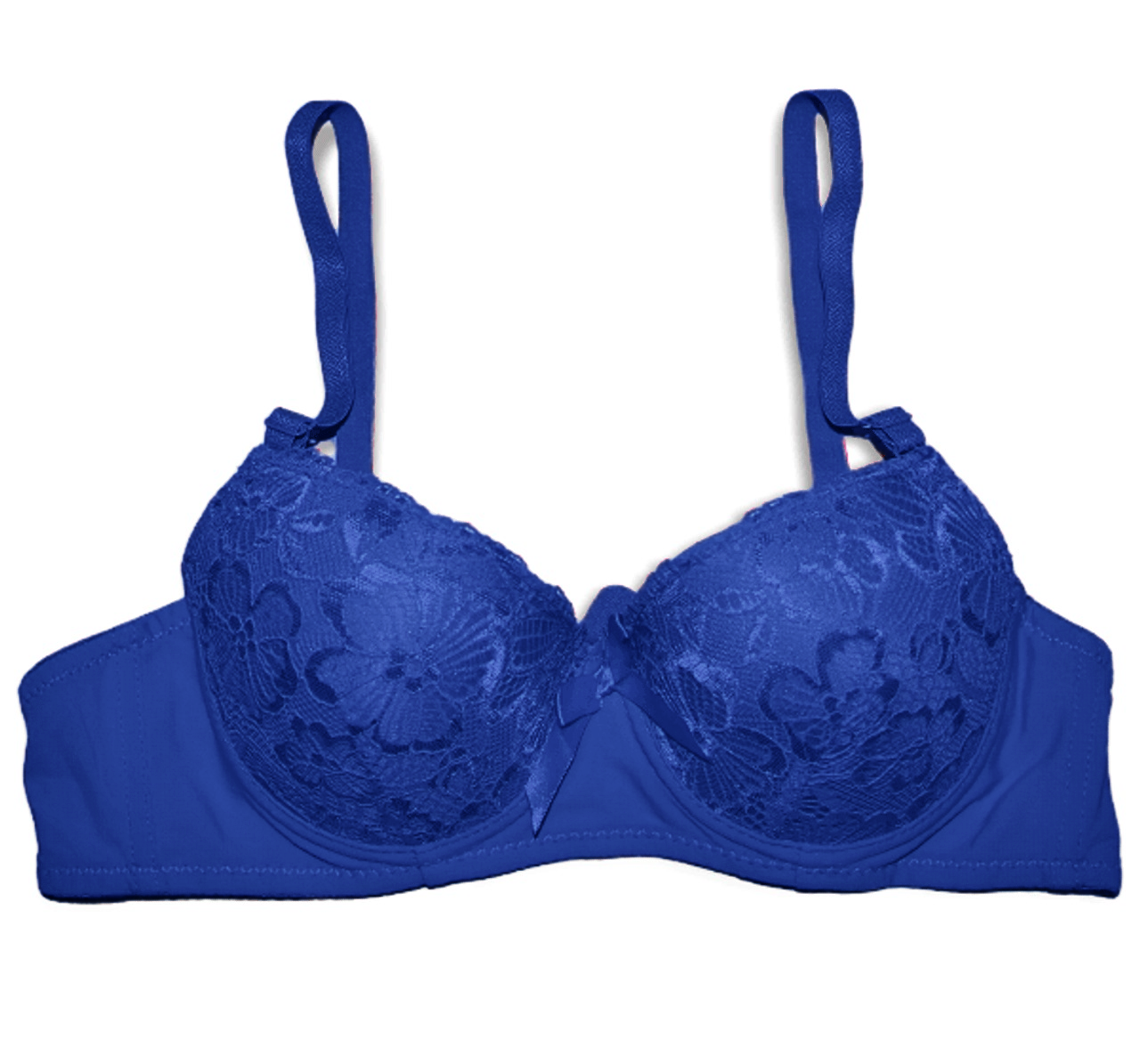Front Cup Flower Fabric Style Padded Bra