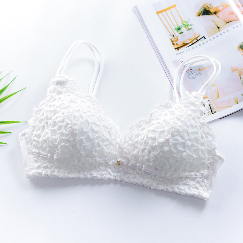 Fancy Front Embroidery Bra Panty Set