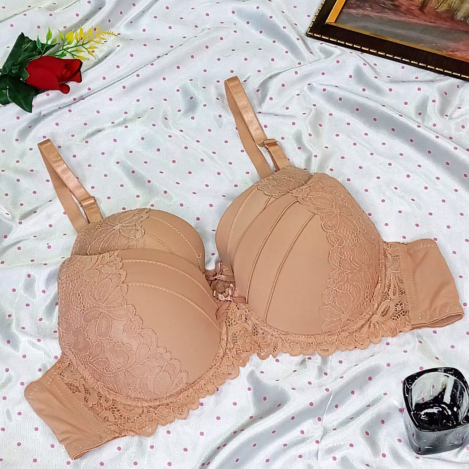 Flower Padded Bra